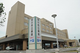 深川市立病院(院内外で撮影)