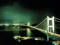 瀬戸大橋(夜景)