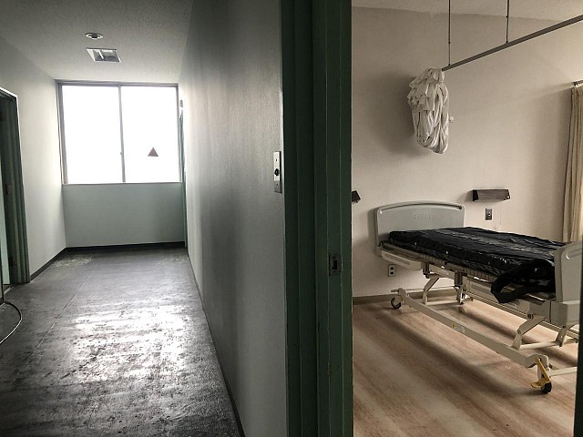 島田医院病室のシーン