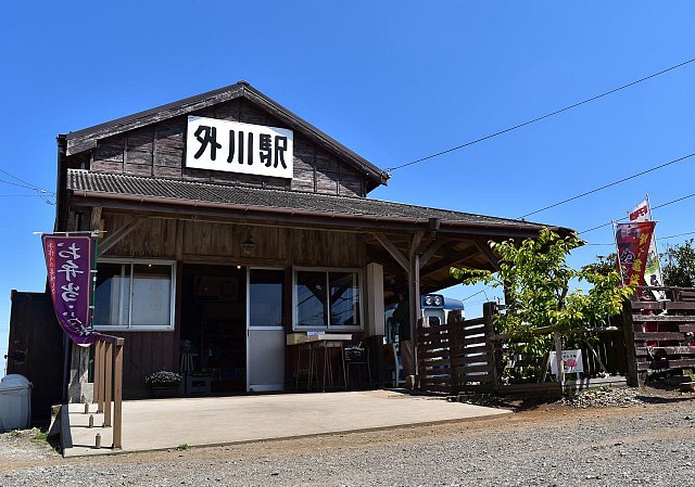 銚子電鉄の外川駅の駅舎